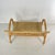 Mid-Century Italian Wood and Chord Lounge Bench For Sale - Image 13 of 16