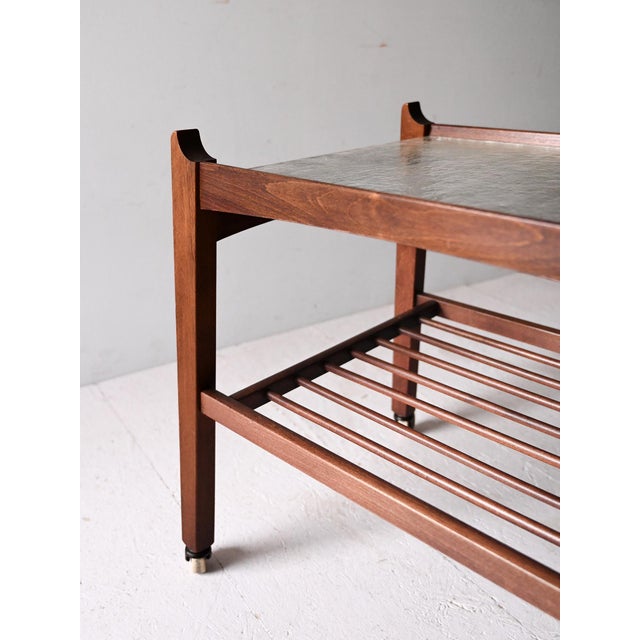 Scandinavian Mahogany Coffee Tables, 1940s, Set of 2 For Sale - Image 6 of 12