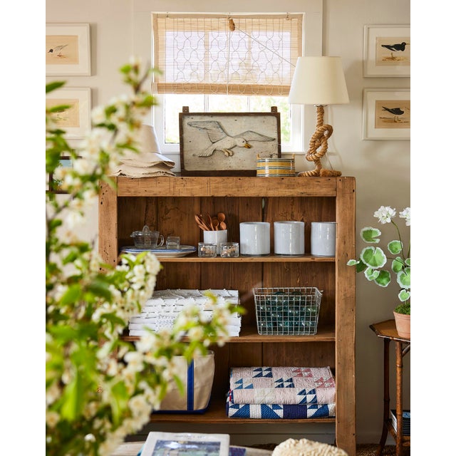 Antique Feather Edge Platter For Sale - Image 4 of 4