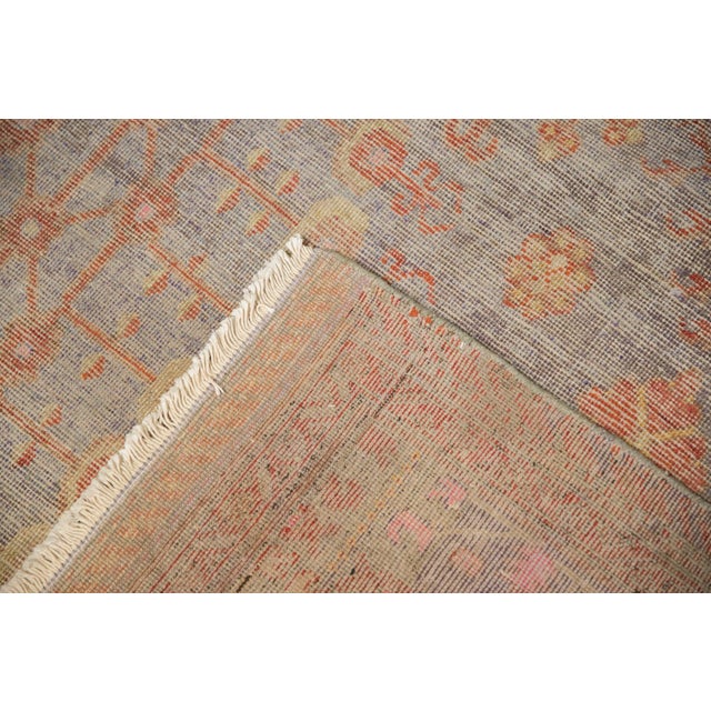 1920s Antique Distressed Khotan Carpet - 7'10" x 15'5" For Sale - Image 5 of 12