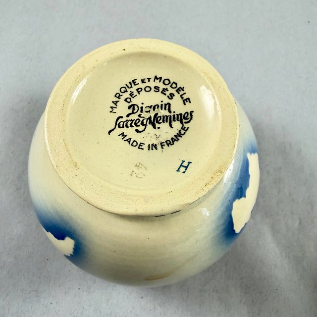 1930s Amora Mustard World Globe French Cafe Pot & Spoon For Sale - Image 15 of 15