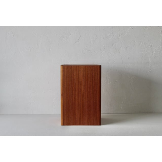 1970s FBJ Møbler Danish Scandinavian Modern Teak Pedestal Plant Stand End Side Table For Sale - Image 11 of 17