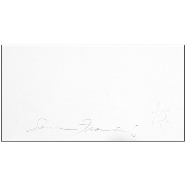 Sam Francis Late 20th Century Untitled i.29; sfe.400 Abstract Black Aquatint Etching Sam Francis For Sale - Image 4 of 6