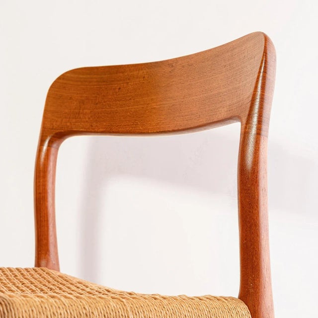 Vintage Danish Teak Chair by Niels Otto Møller for J.L. Møllers, 1960s For Sale - Image 9 of 12