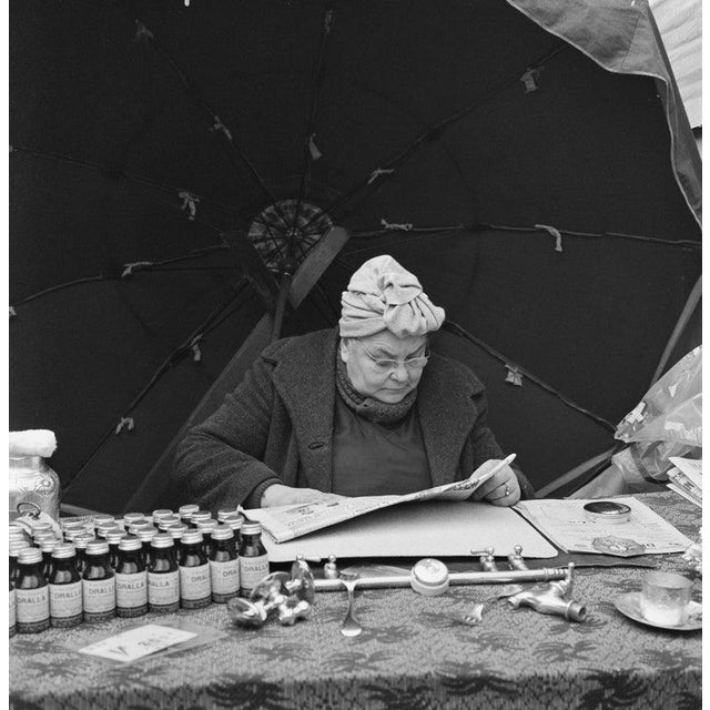 Porte De Clignancourt A market trader in Porte De Clignancourt in Paris, France, March 1961. (Photo by Gunter R....