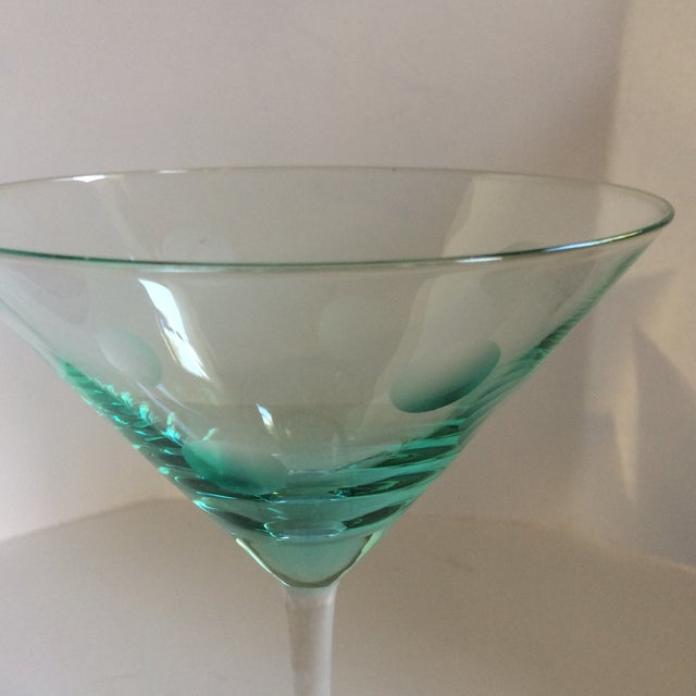 One Emerald Green Martini Glass by Waterford "Marquis" Chairish