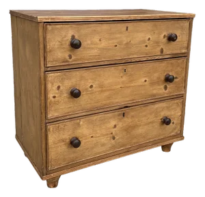 19th Century English Pine Chest of Drawers