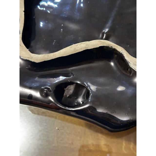 Vintage Red Glazed Ceramic Trinket Dish, 1960s For Sale - Image 6 of 15