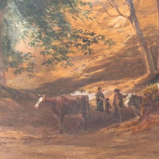 'Return From the Meadows' by John Faulkner, Royal Society of British Artists For Sale In Monterey, CA - Image 6 of 9