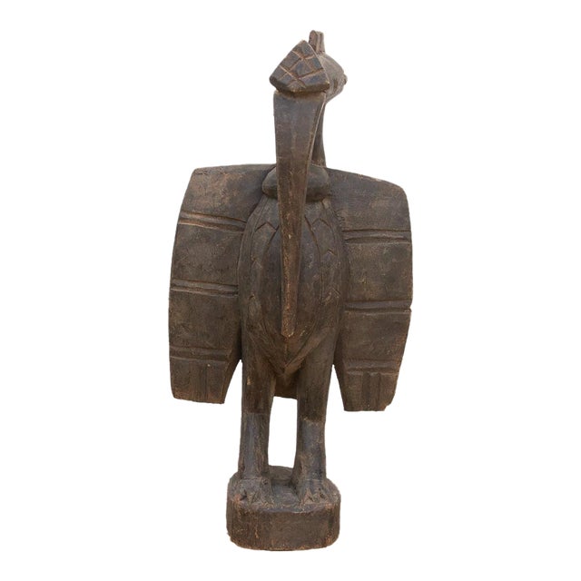 Mid 20th Century Small Carved Hornbill For Sale