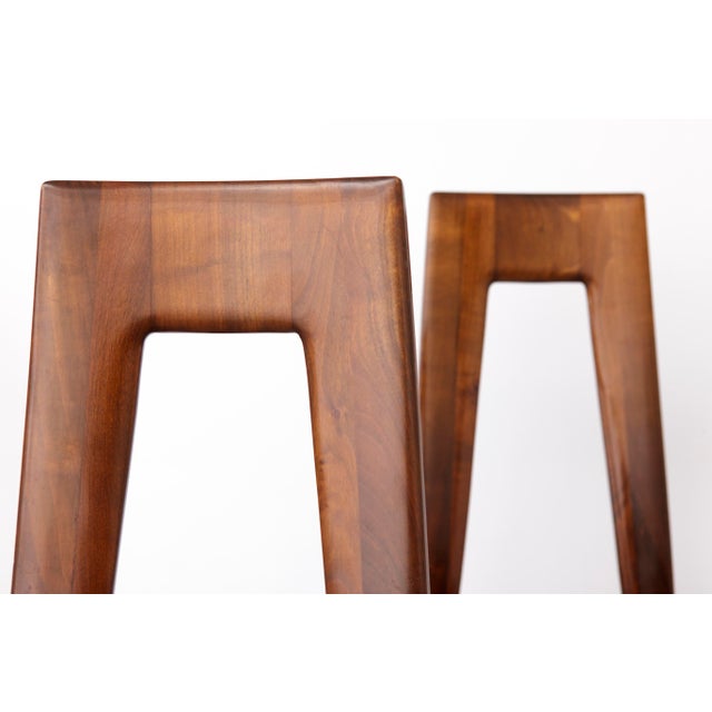 Vintage German Leather Dining Chairs by Ernst Martin Dettinger for Veil, 1960s, Set of 4 For Sale - Image 6 of 9