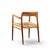 Brown Niels Moller Model 57 Mid Century Danish Teak and Rope Captains Dining Chairs - Pair For Sale - Image 8 of 13