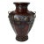 Circa 1900 Japanese Bronze Champleve Enamel Large Vase For Sale