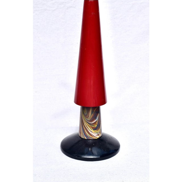 Red Italian Folk Art Valet Stands Pinocchio & Jiminy Cricket, 1940s For Sale - Image 8 of 13