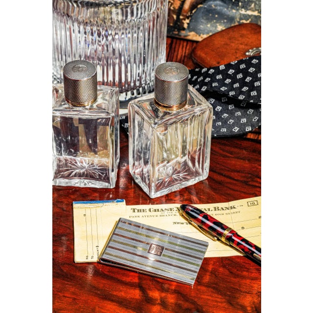 An exceptionally rare find, this Art Deco 1920s money and checkbook clip by the illustrious house of Cartier is a...