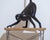 Vintage Large Modernist Cast Bronze Spider Monkey Sculpture, 27.5” H For Sale - Image 10 of 11