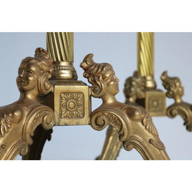 Vintage Italian Ornate Brass Free Standing Coat and Hat Racks, 1960s, Set of 2 For Sale - Image 10 of 14
