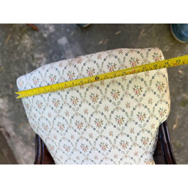 Early 20th Century Victorian Gondola Style Side Chair For Sale - Image 15 of 18