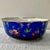 Antique Imperial Russian Gardner Porcelain Bowl. Old Russian Style Cobalt Blue Ground with Hand Painted Flowers and Gold...