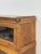 Vintage Bookcase Three Stack Oak Barrister Glass Door Traditional Shelf For Sale - Image 9 of 15