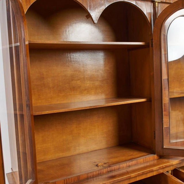 Vintage Bookcase in Walnut For Sale - Image 10 of 13