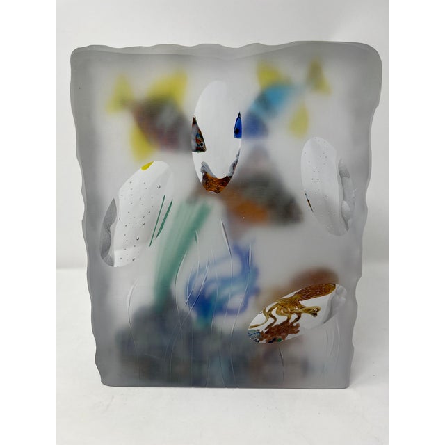 Traditional Large Murano Glass Aquarium For Sale - Image 3 of 6