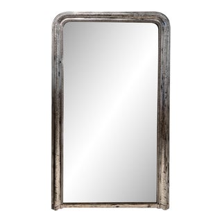 19th Century Louis Philippe Silverleaf Mirror - Large Scale For Sale