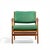Jens Risom Mid Century Lounge Chair This chair measures: 26.75 wide x 28 deep x 30 high, with a seat height of 17 and arm...