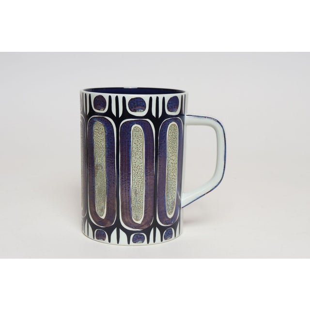 Royal Copenhagan Danish Ceramic Fajence Oversized "Tenera" Mug / Vase German by Royal Copenhagen For Sale - Image 4 of 18
