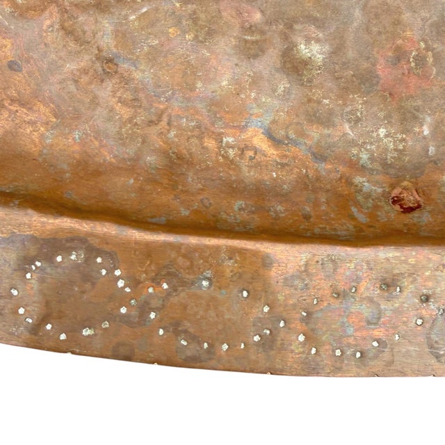 American Arts & Crafts Hammered Copper Tray For Sale - Image 10 of 13