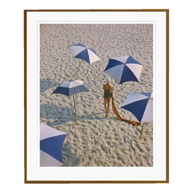 Toni Frissell, Girl on the Beach, 1948, C Print, Framed For Sale