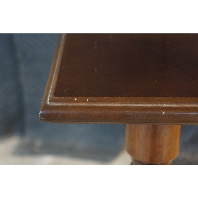 Bombay Company Victorian Revival Mahogany Sculpture Plant Stand Pedestal Table For Sale - Image 6 of 17