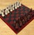 Exceptional Chinese Lacquered Travel Chess Set Lacquered Board & Court Figures For Sale - Image 14 of 18