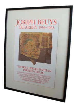 Poster by Joseph Beuys for Prestel-Verlag, 1979