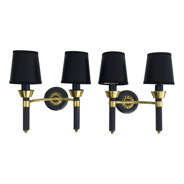 1960s Maison Lunel Sconces - a Pair For Sale