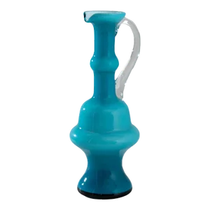1960s Italian Blue Glass Jug