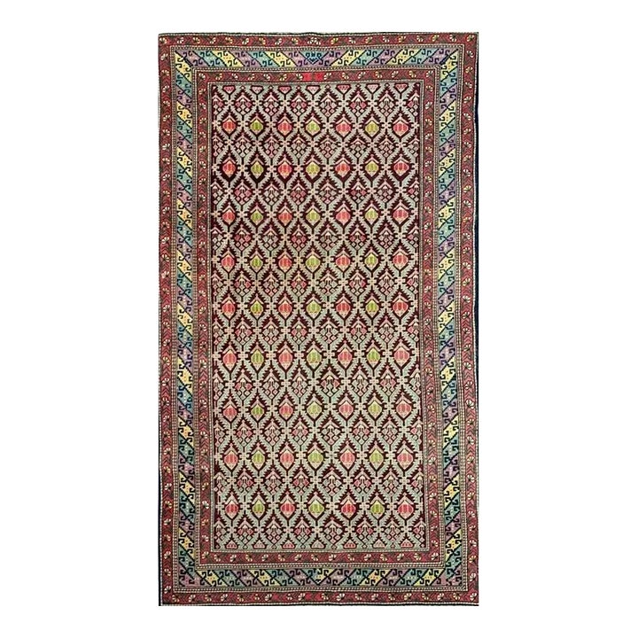 1930s Old Persian Tabriz Area Rug 5x8 | Chairish