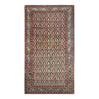 1930s Old Persian Tabriz Area Rug 5x8 For Sale