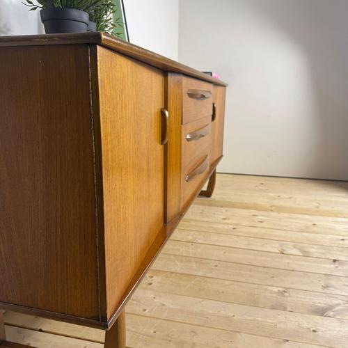 Vintage Teak Sideboard Mid-Century Modern Credenza 1960s For Sale - Image 5 of 12
