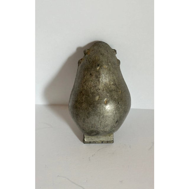 Traditional Vintage Metal Pear-Shaped Mold For Sale - Image 3 of 5