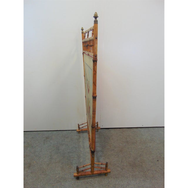 Aesthetic Victorian Bamboo Firescreen For Sale In Philadelphia - Image 6 of 8