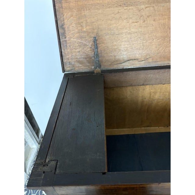 Antique George III Oak Lancashire Mule Chest For Sale - Image 18 of 18