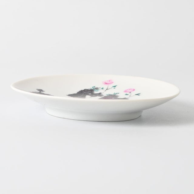 Rosenthal Hand-Painted Porcelain Poodle Plate by Lis Müller for Rosenthal, 1960s For Sale - Image 4 of 6