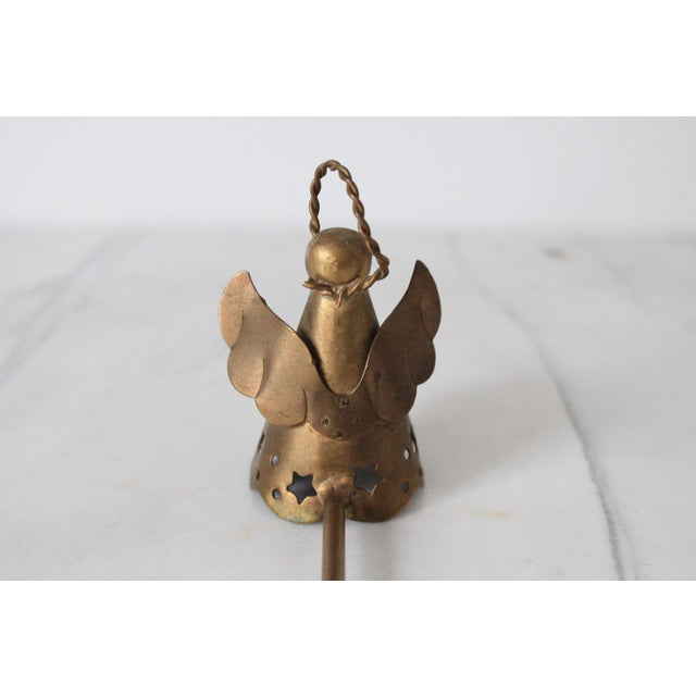 Vintage Brass Angel Candle Snuffer For Sale - Image 4 of 7