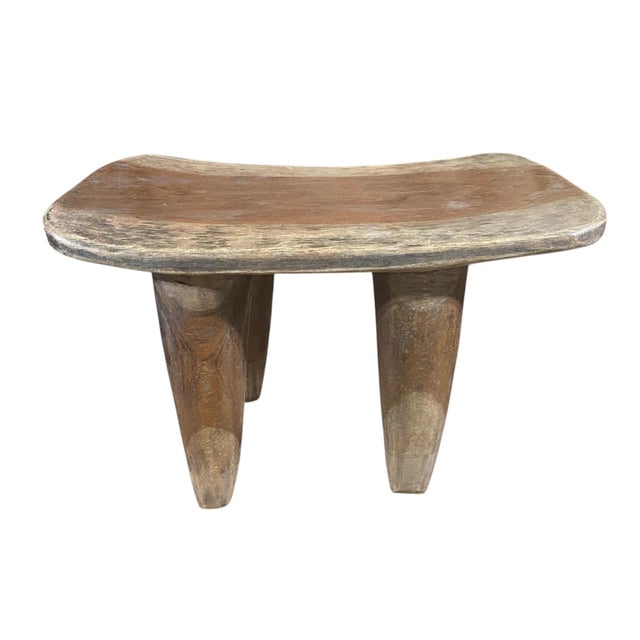 Lg African Senufo Stool / Table I Coast 14.5" H by 24.5" W For Sale - Image 9 of 9