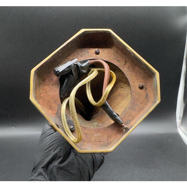 Antique Signed Ludwig Beck ( L. Beck ) Bronze Art Nouveau Table Lamp For Sale - Image 10 of 13