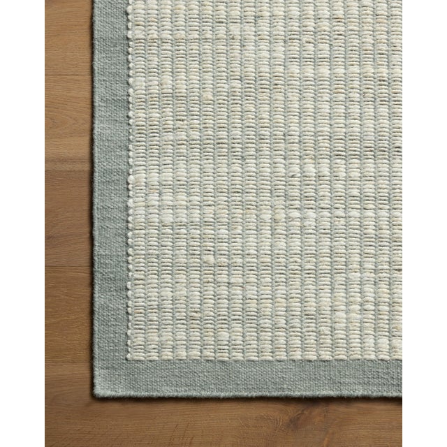 2020s Amber Lewis x Loloi Lilah Ivory / Sky 5'-0" x 7'-6" Area Rug For Sale - Image 5 of 7