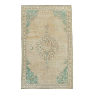 Turkish Oushak Rug 2'7" x 5'2" #17470 For Sale