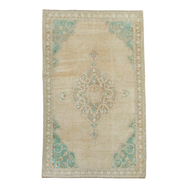 Turkish Oushak Rug 2'7" x 5'2" #17470 For Sale