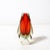 Mid-Century Hand-Blown Faceted Murano Glass Sommerso Ruby & Transparent Vase For Sale In New York - Image 6 of 10